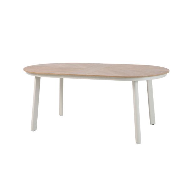 Polly Dining-Gartentisch - Beige-Wood