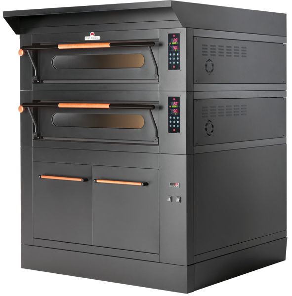 KBS Pizzaofen Valor 6 für 2 x 6 Pizzen Ø35 / 2 x 2 Bleche 600x400 mm